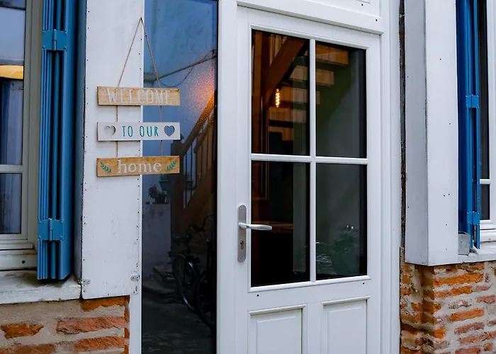 Hiding Place - Loft Toulousain Unique 아파트 *